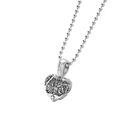 Online Heart Of Texas Pendant Necklace Silver