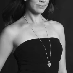 Online Heart Pendant Necklace Long Necklaces