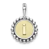 Outlet I Initial Charm Two-Tone