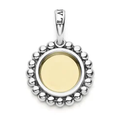 Outlet I Initial Charm Two-Tone