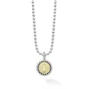 Shop J Initial Charm Necklace Two-Tone