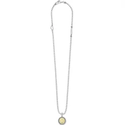 Shop J Initial Charm Necklace Two-Tone