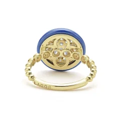 Cheap 18K Gold And Ceramic Diamond Ring Gold