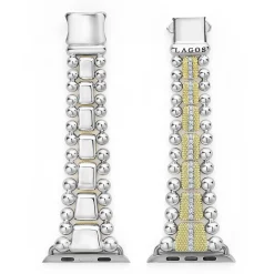 Clearance 18K Gold And Diamond Caviar Beaded Watch Bracelet-42-49Mm Diamonds