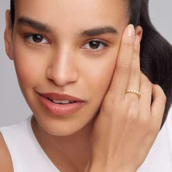 New 18K Gold And Diamond Stacking Ring Stacking Rings