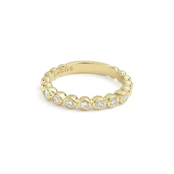 New 18K Gold And Diamond Stacking Ring Stacking Rings