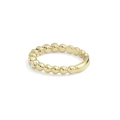 New 18K Gold And Diamond Stacking Ring Stacking Rings