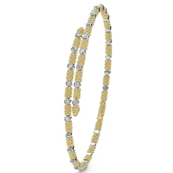 Clearance 18K Gold And Diamond Superfine Cuff Bracelet Gold