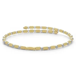 Fashion 18K Gold And Diamond Superfine Cuff Bracelet Cuffs