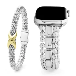 Cheap 18K Gold And Stainless Steel Smart Caviar Gift Set Watch Bracelets