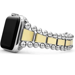 Fashion 18K Gold And Stainless Steel Watch Bracelet-42-49Mm Watch Bracelets