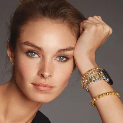 Cheap 18K Gold And Sterling Silver Watch Bracelet-38-45Mm Watch Bracelets