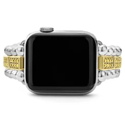 Flash Sale 18K Gold And Sterling Silver Yellow Sapphire Watch Bracelet-38-45Mm Gemstones