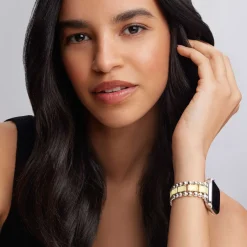 Shop 18K Gold And Sterling Silver Watch Bracelet-38-45Mm Two-Tone