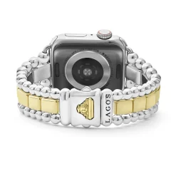 Flash Sale 18K Gold And Sterling Silver Single Diamond Watch Bracelet-38-45Mm Diamonds