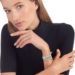 Best 18K Gold And Sterling Silver Blue Sapphire Watch Bracelet-38-45Mm Two-Tone