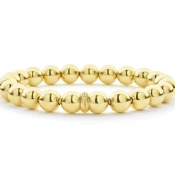 Best 18K Gold Bead Bracelet | 8Mm Gold