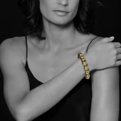 Sale 18K Gold Bead Bracelet 15Mm Gold