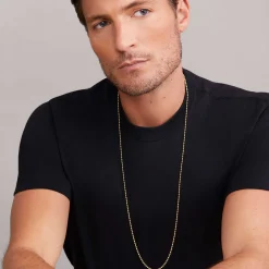 Best Sale 18K Gold Beaded Necklace Necklaces & Chains