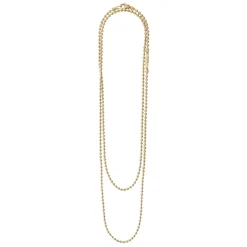Fashion 18K Gold Beaded Necklace Long Necklaces