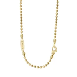 Fashion 18K Gold Beaded Necklace Long Necklaces