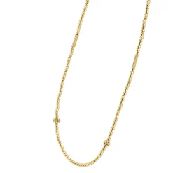Hot 18K Gold Beaded Necklace Gold
