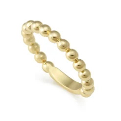 Cheap 18K Gold Beaded Stacking Ring Stacking Rings