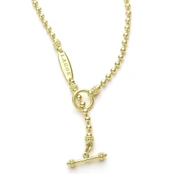 Online 18K Gold Beaded Toggle Bracelet Gold