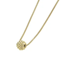 Sale 18K Gold Caviar Ball Pendant Necklace Gold