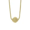 Fashion 18K Gold Caviar Ball Pendant Necklace Caviar Necklaces