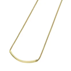 Best Sale 18K Gold Caviar Bar Necklace Gold