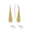 Store 18K Gold Caviar Drop Earrings Gold