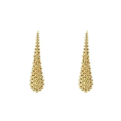 Store 18K Gold Caviar Drop Earrings Gold