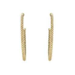 Store 18K Gold Caviar Hoop Earrings Hoop Earrings