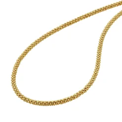 Discount 18K Gold Caviar Necklace 3Mm Gold