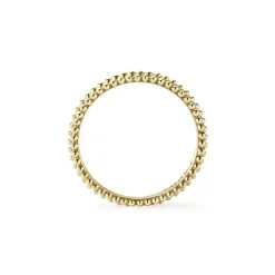 Hot 18K Gold Caviar Stacking Ring Stacking Rings
