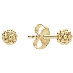 Hot 18K Gold Caviar Stud Earrings Caviar Earrings