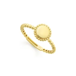 Cheap 18K Gold Circle Ring Gold