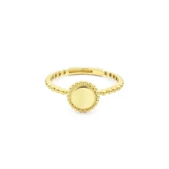 Cheap 18K Gold Circle Ring Gold