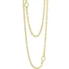 Outlet 18K Gold Circle Station Necklace Gold