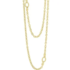 Outlet 18K Gold Circle Station Necklace Gold
