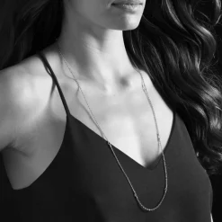 Outlet 18K Gold Circle Station Necklace Gold