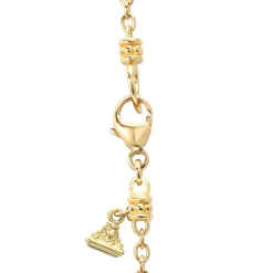 Outlet 18K Gold Circle Station Necklace Gold