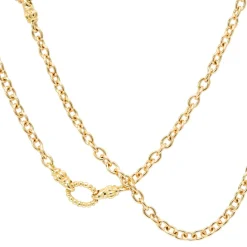 Outlet 18K Gold Circle Station Necklace Gold