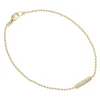 Fashion 18K Gold Diamond Bar Bracelet Gold