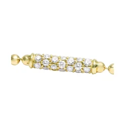 Fashion 18K Gold Diamond Bar Bracelet Gold