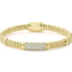 Cheap 18K Gold Diamond Bracelet | 6Mm Gold