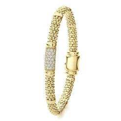 Hot 18K Gold Diamond Bracelet | 6Mm Gold