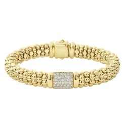 Outlet 18K Gold Diamond Bracelet | 9Mm Diamonds