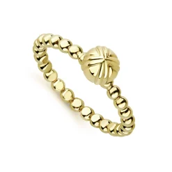 Hot 18K Gold Flower Bud Ring Gold